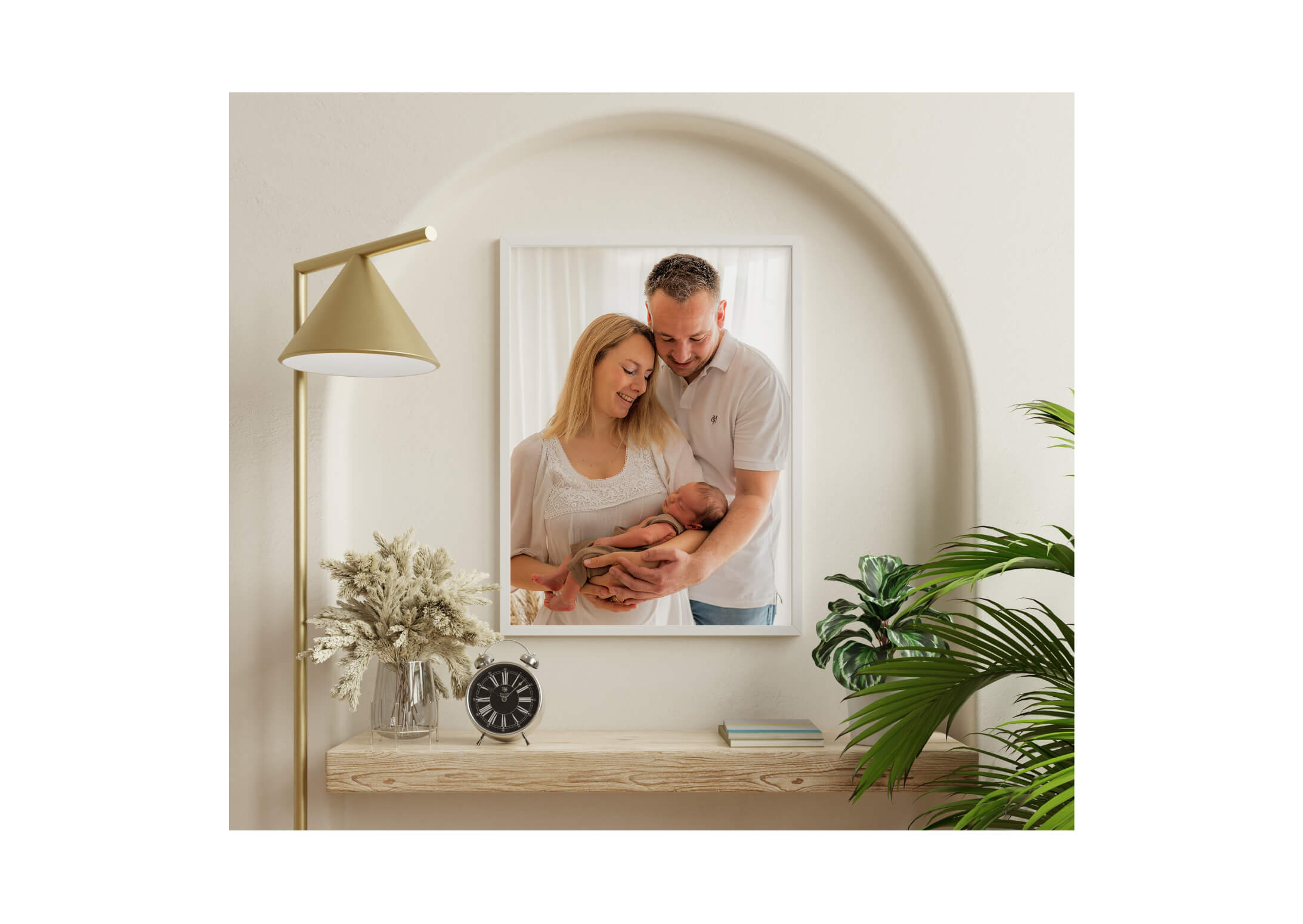 Babyfotoshooting in Trudering hochwertiges Bild