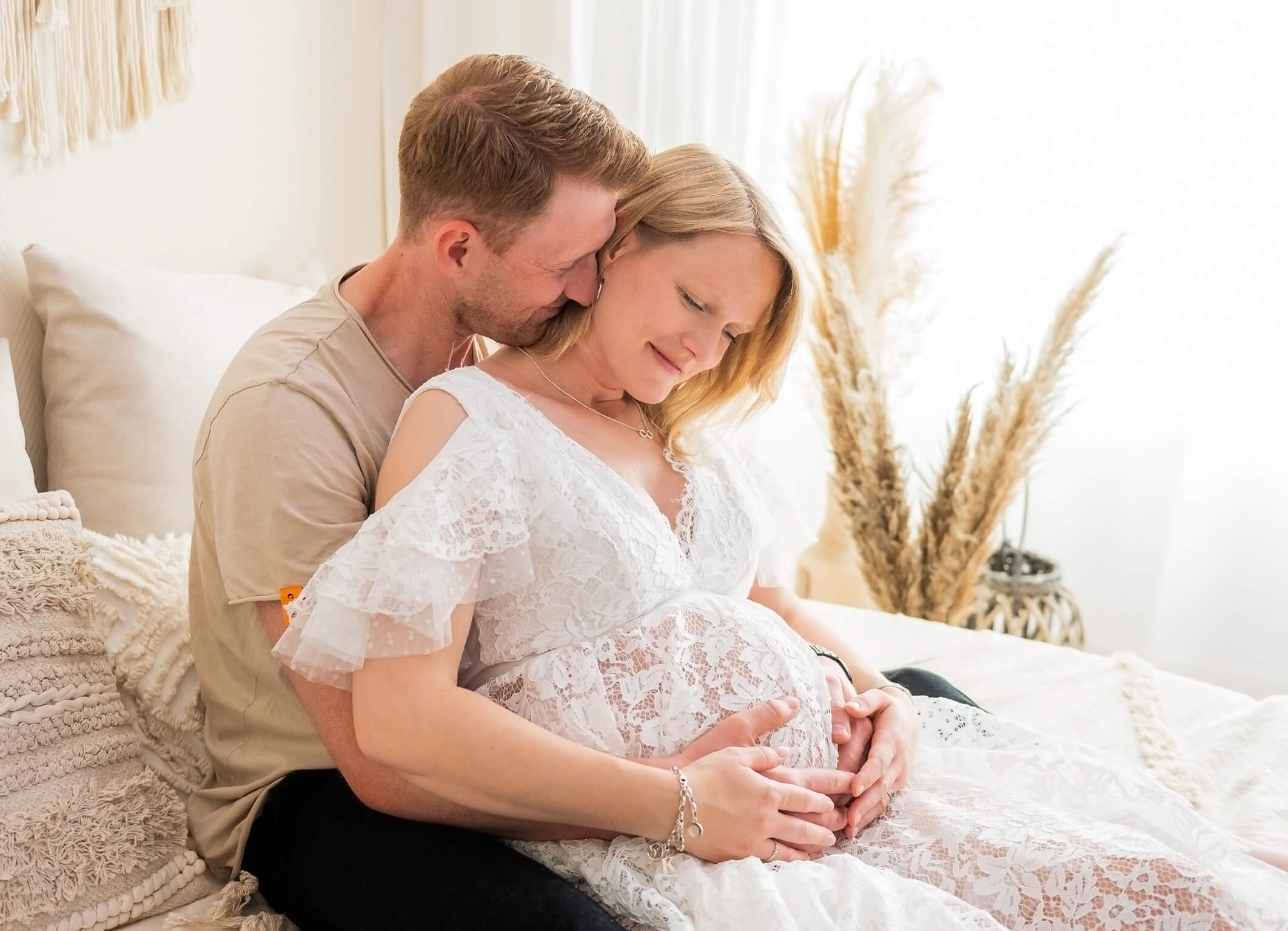 Babybauchfoto mit Partner in Trudering